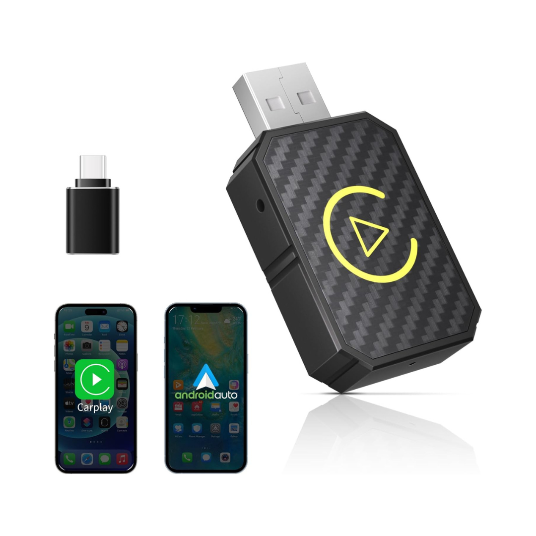 Adaptador Inalámbrico CarPlay y Android Auto