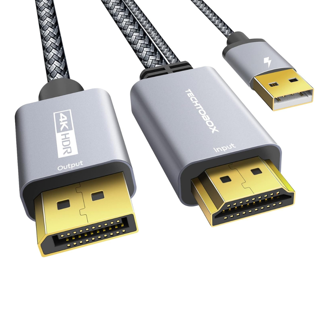Cable HDMI A DisplayPort 4k De 2mts MindPure