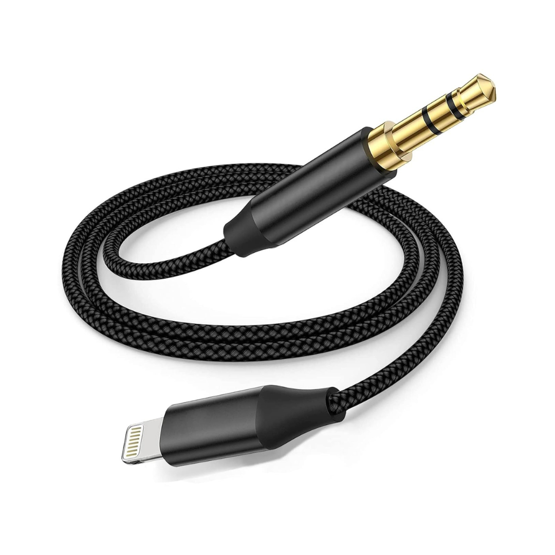 Cable Auxiliar de Audio Lightning a Jack 3.5mm