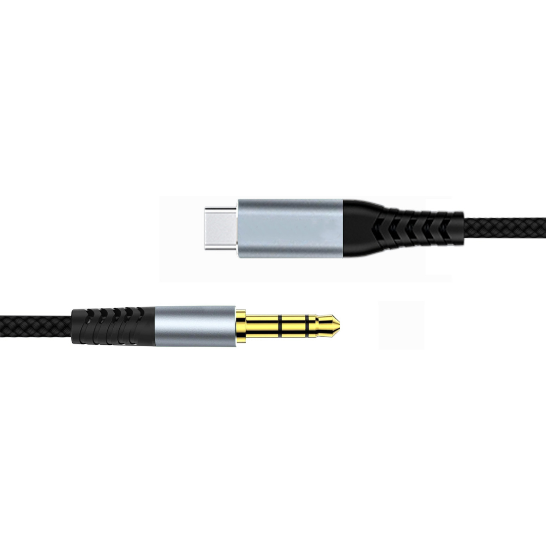 Cable Auxiliar de Audio USB-C a Jack 3.5mm