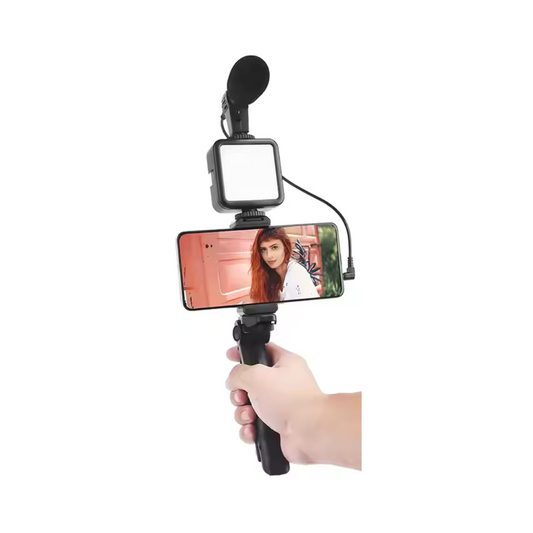 Kit de Grabación Para Celular AY-49 con Trípode