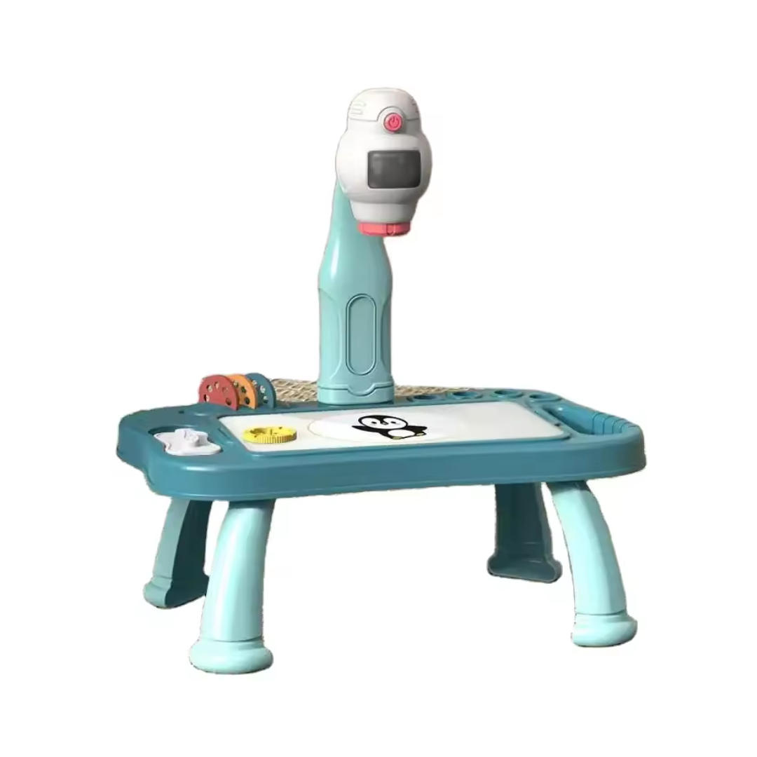 Mesa Con Proyector de Dibujo para Niños