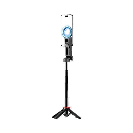 Mini Palo Selfie Magnético F08 con Trípode y Control Bluetooth