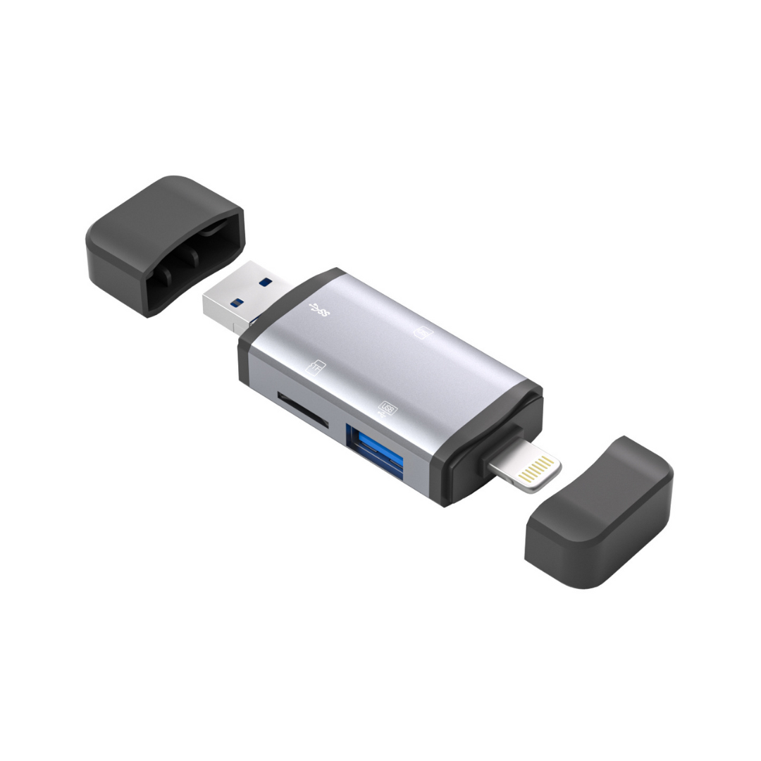 OTG Lightning Multifunción 6 en 1