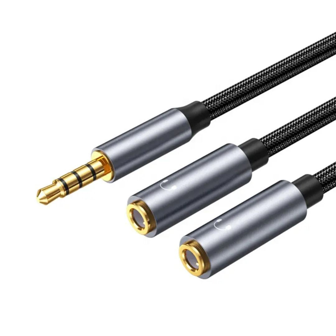 Audio Jack 3.5mm Splitter 2 en 1