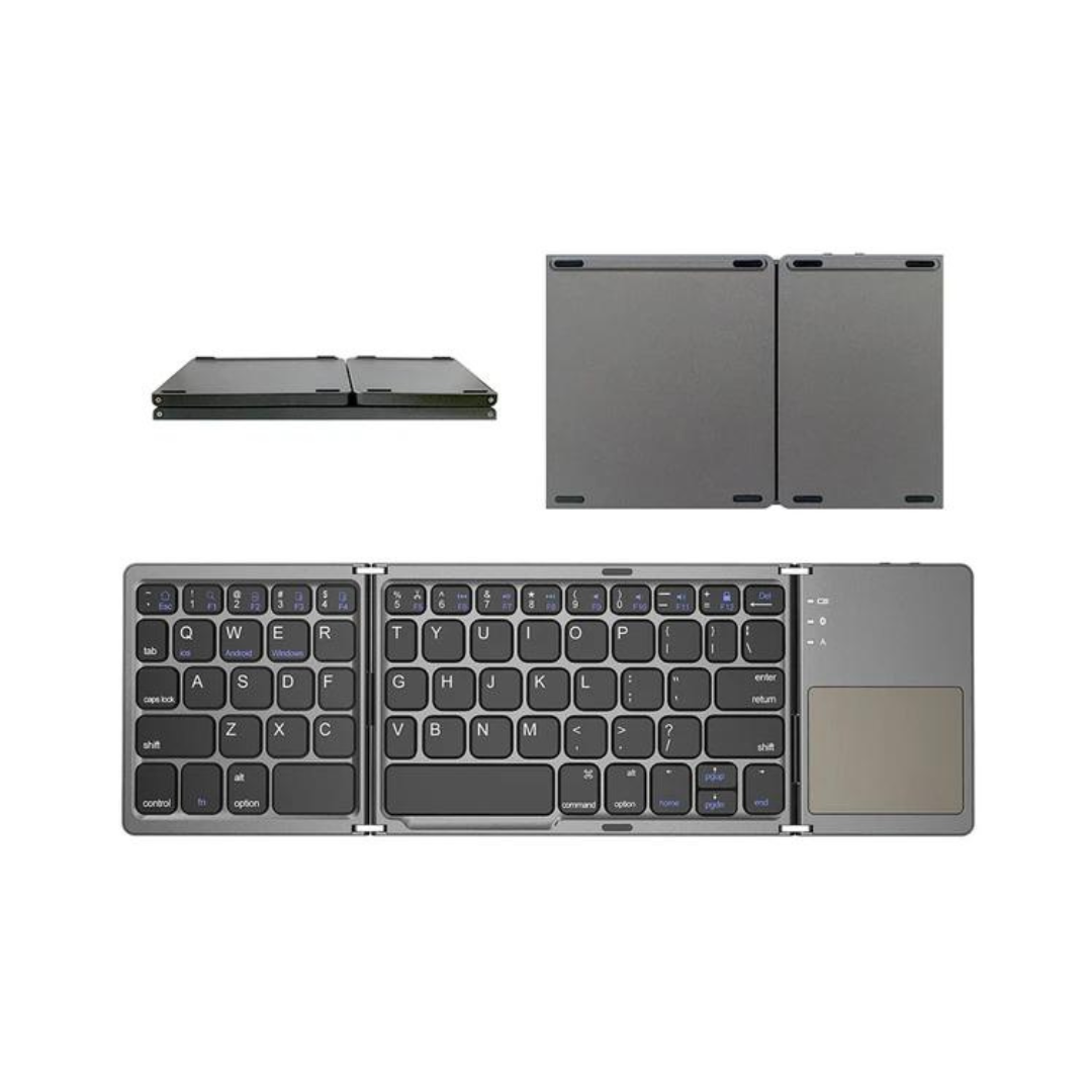 Foldable Bluetooth Keyboard With Touchpad