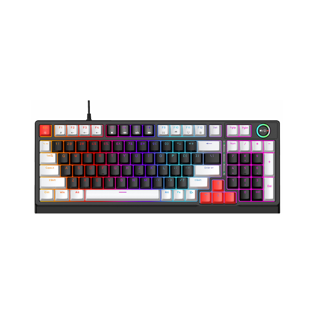 T-WOLF T50 97-Key RGB Mechanical Keyboard