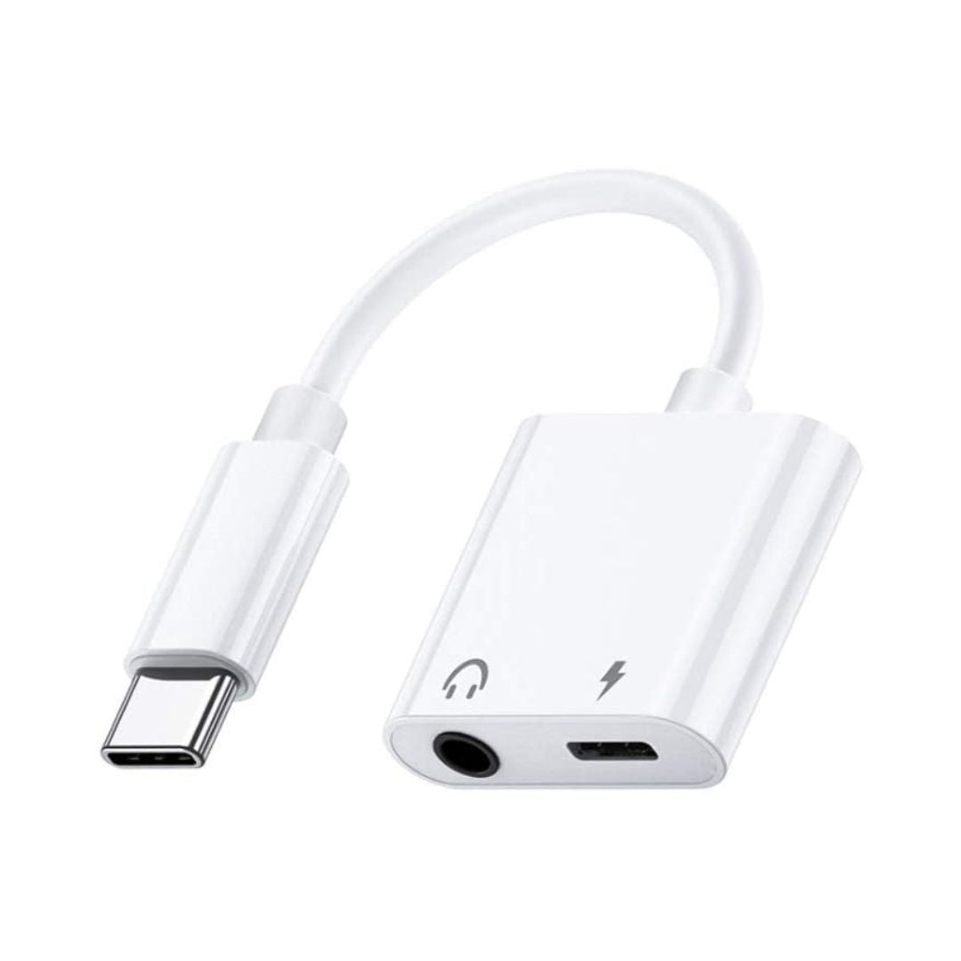 Adaptador USB-C a Plug 3.5mm + USB-C