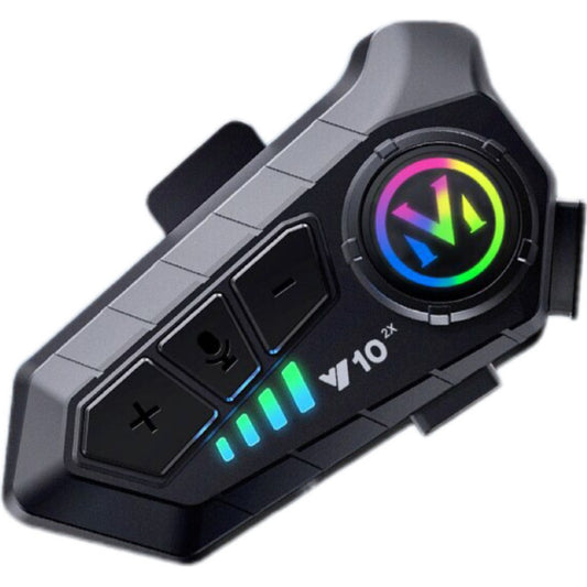 Intercomunicador Bluetooth para Casco de Motocicleta Y10-2X, vista de presentación 2