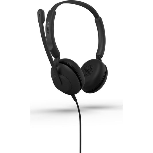 Auriculares Jabra Evolve 10 Con Cable USB Para PC Y Laptop angulo adicional sobre fondo blanco