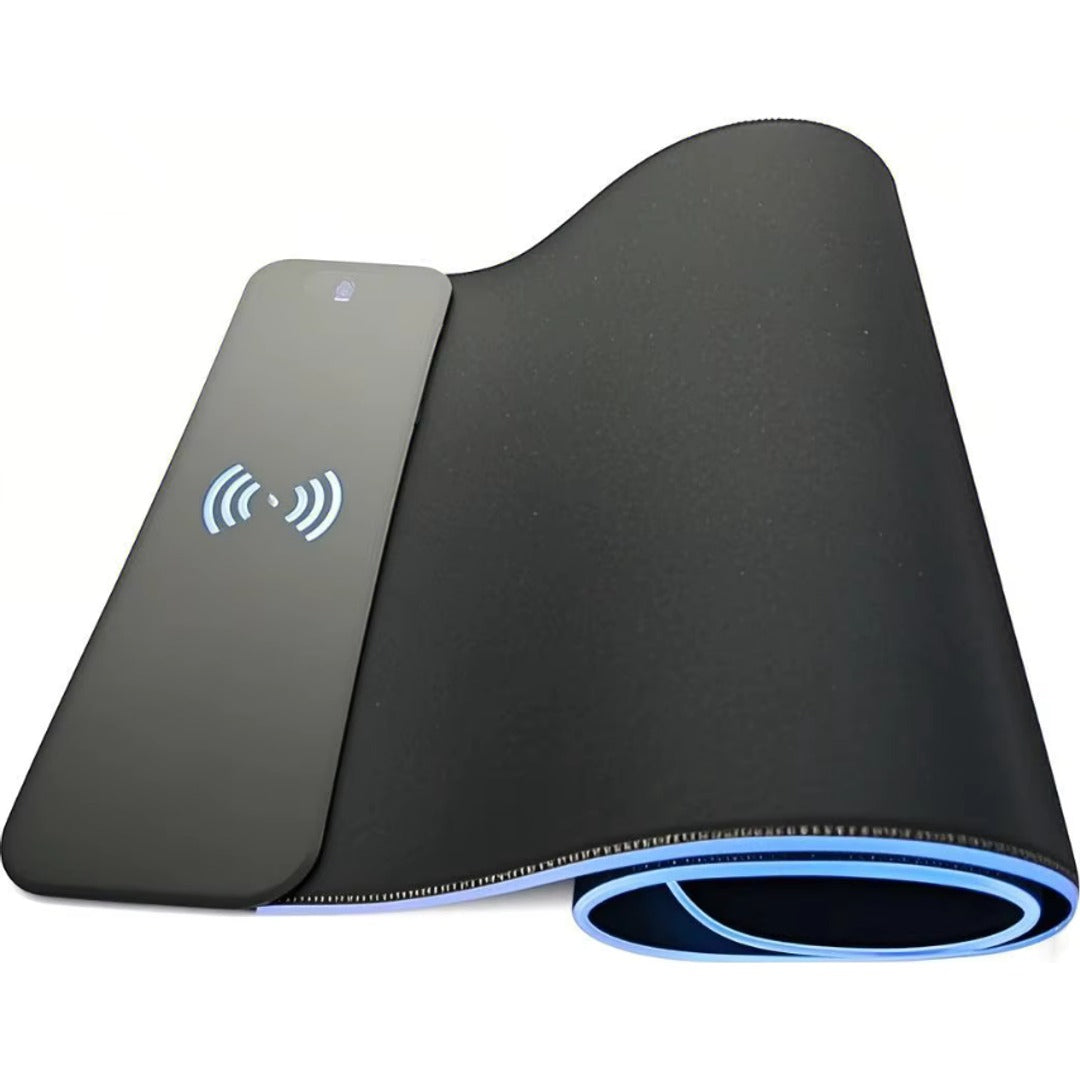 Mousepad Gamer RGB con Cargador Inalámbrico, vista de presentación 3