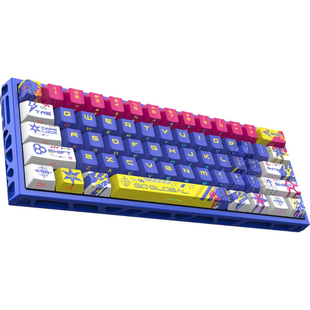 Teclado Magnético T-WOLF T90 61 Teclas RGB 8000Hz vista principal 3 sobre fondo blanco