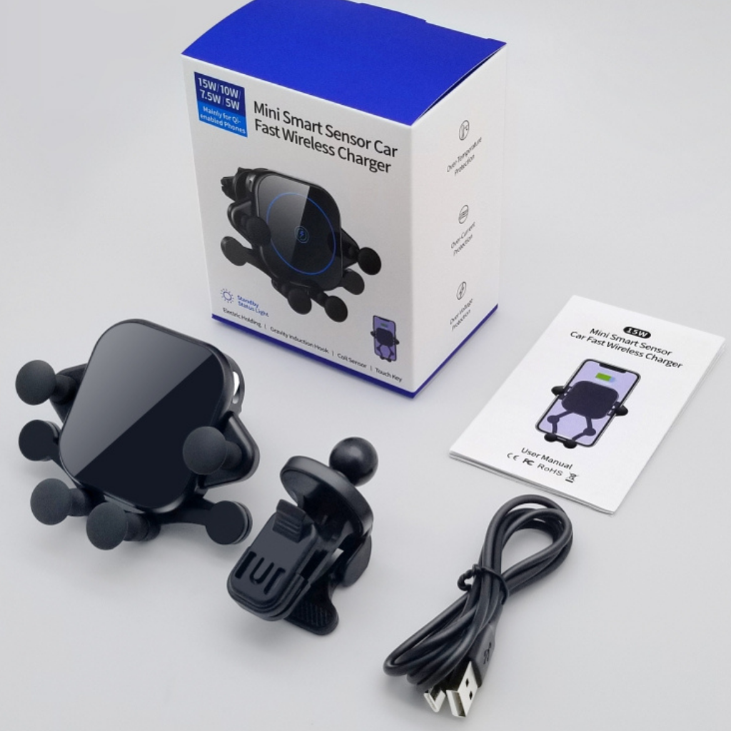 Cargador Inalambrico Para Carro De 15W