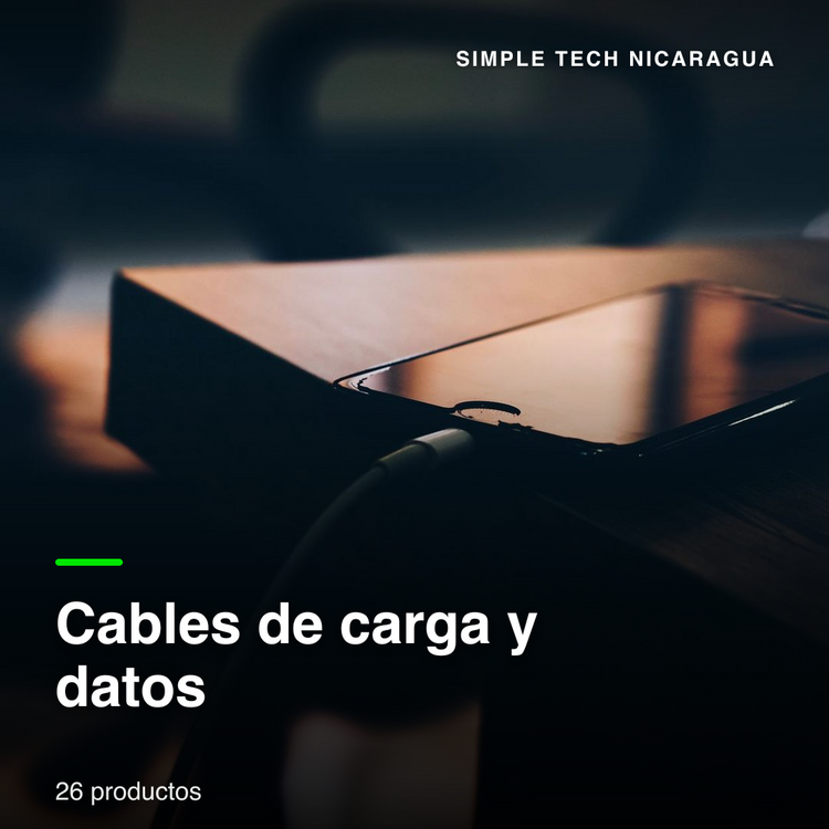 Cables de carga y datos — Simple Tech Nicaragua