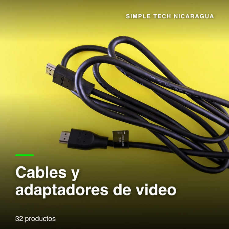 Cables y adaptadores de video — Simple Tech Nicaragua