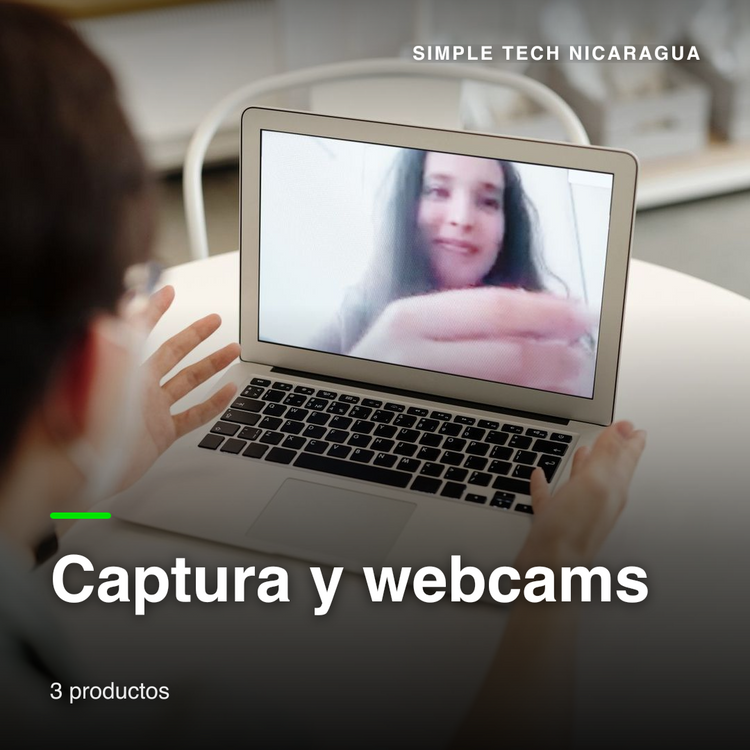 Captura y webcams — Simple Tech Nicaragua