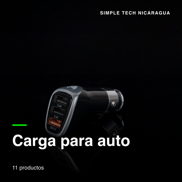 Carga para auto — Simple Tech Nicaragua