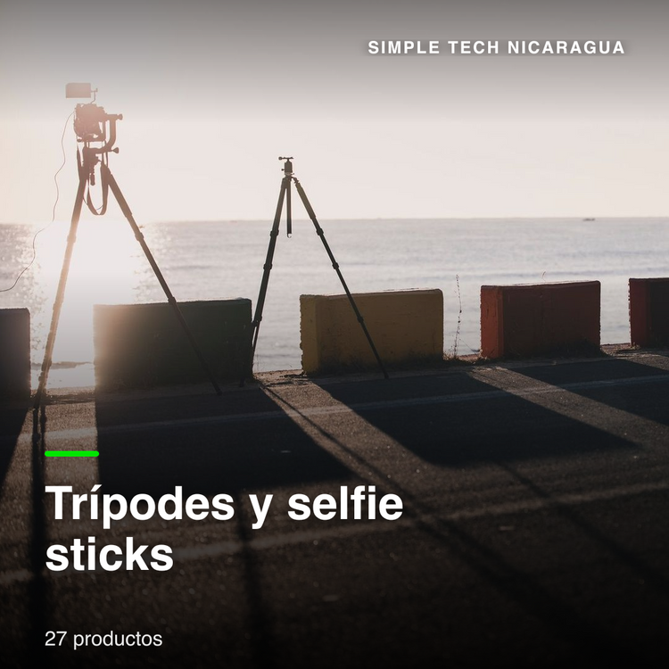 Trípodes y selfie sticks — Simple Tech Nicaragua