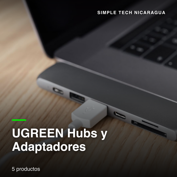 UGREEN Hubs y Adaptadores — Simple Tech Nicaragua