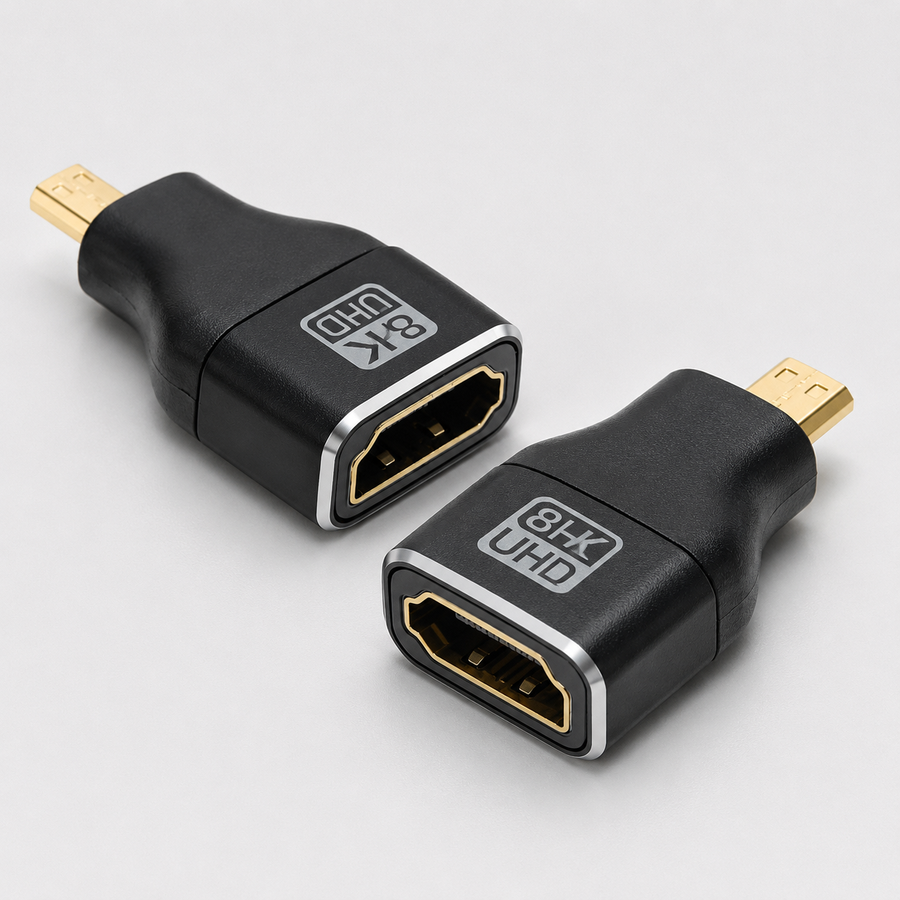 Adaptador HDMI a Mini HDMI y Micro HDMI 8K UHD