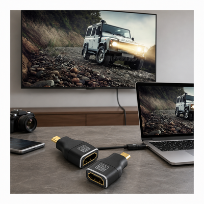 Conecta a pantallas HDMI con facilidad