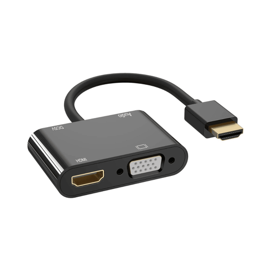 HDMI TO HDMI + VGA Adapter