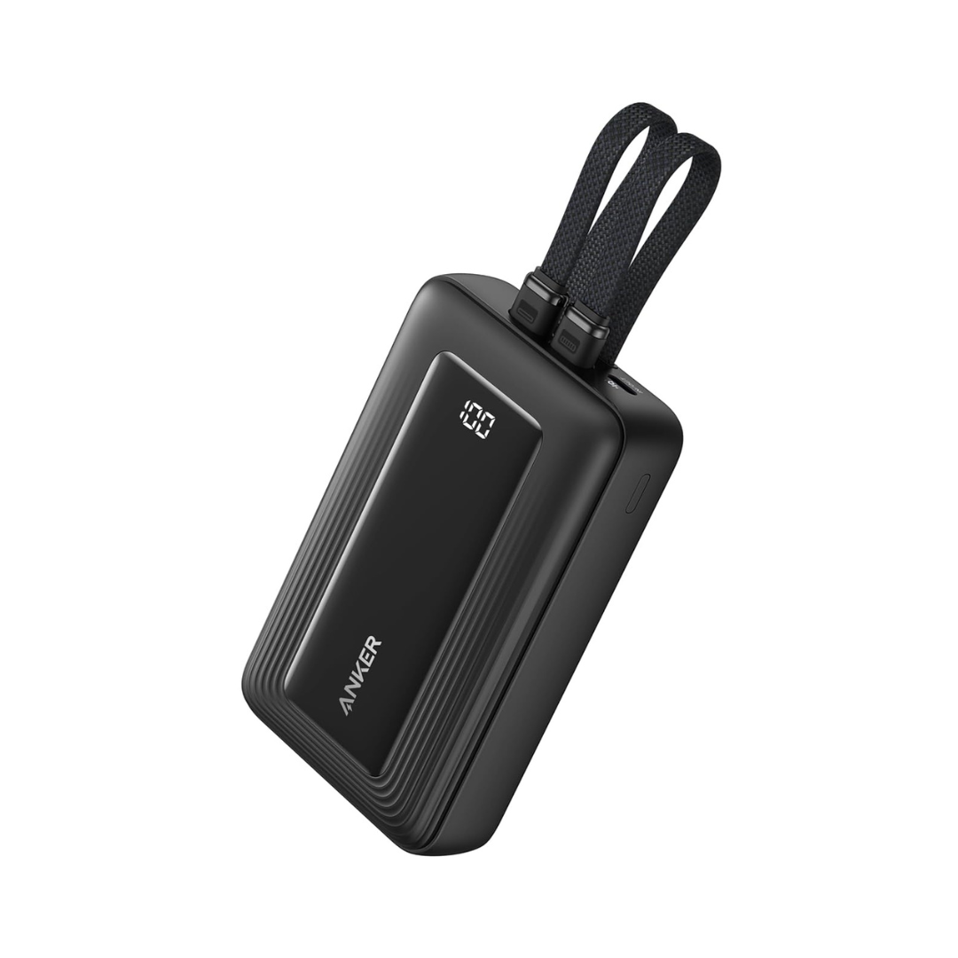 Anker Zolo Power Bank 20,000mAh con cables USB-C y Lightning integrados