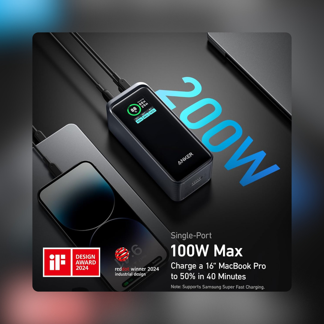 Potencia total de 200W