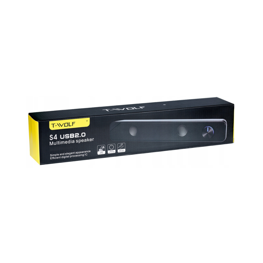 T-WOLF S4 USB 2.0 PC Soundbar