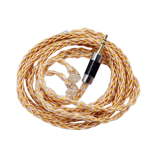 Cable Premium KZ 784 Nucleo Trenzado Mixto De Oro, Plata y Cobre