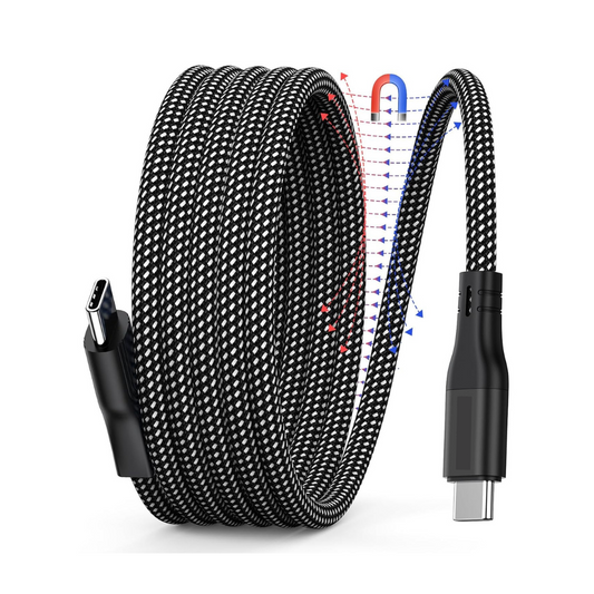 Cable Magnetico En Espiral De 60W C a C 1mt