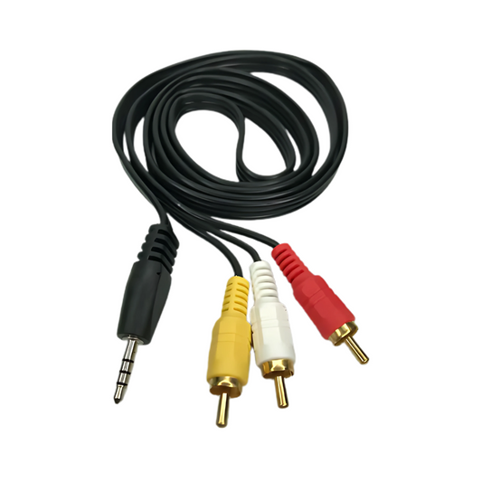 Cable de Audio 3.5mm a RCA de Alta Fidelidad