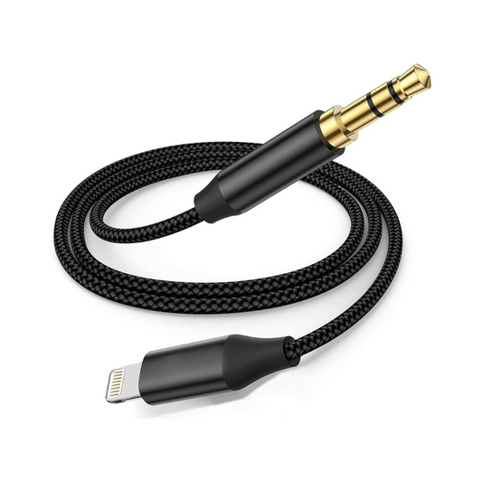 Cable Auxiliar de Audio Lightning a Jack 3.5mm