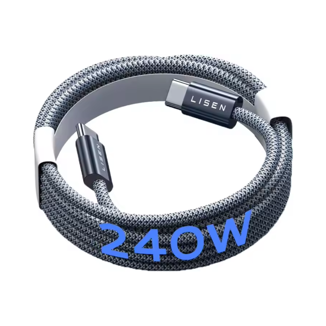 Cable USB-C a USB-C 240W 2mts LISEN