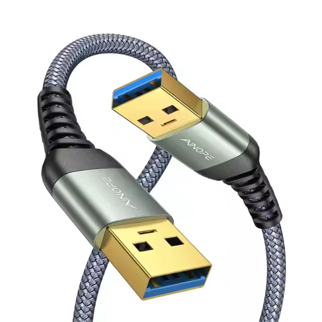 Cable USB-A 3.0 Macho a Macho 2mts LISEN