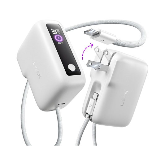 Cargador de Pared y Powerbank 7000mAh 3 en 1  De 35W Lisen