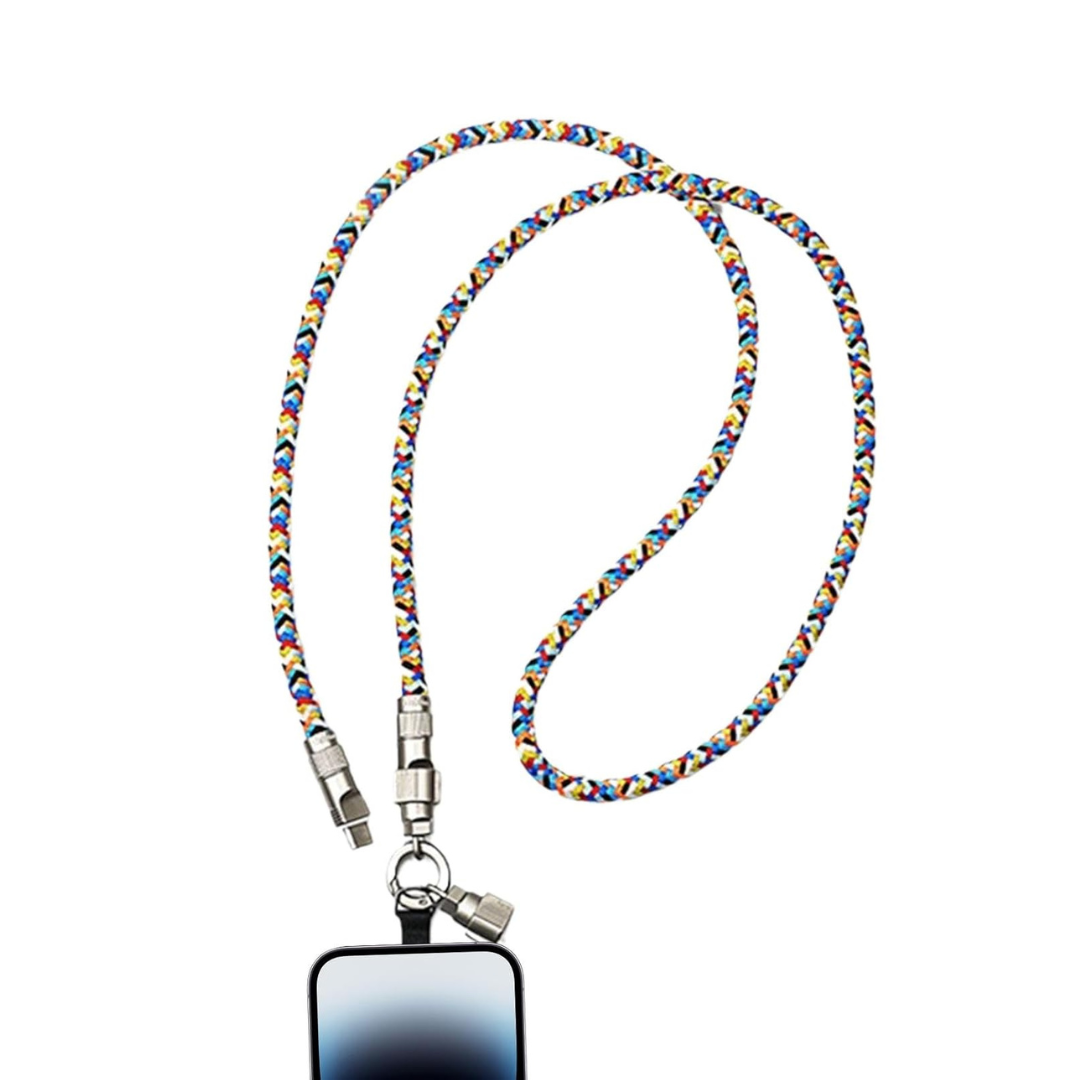 Cordon Collar y Cable Cargador Para Teléfono