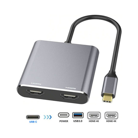 Hub USB-C A Doble HDMI