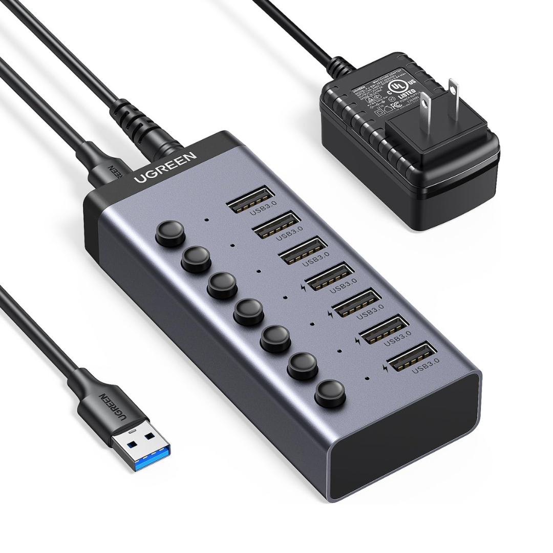 Hub USB-C a 7 Puertos USB 3.0 UGREEN CM481