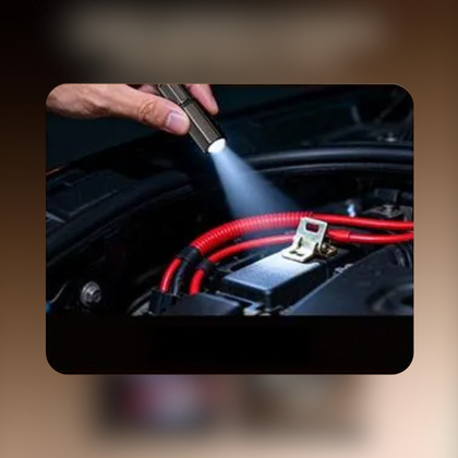 Built-in flashlight