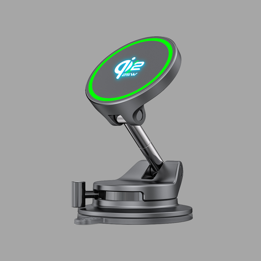 Cargador Magnético Lisen Qi2 25W Con Base De Succión Para Auto