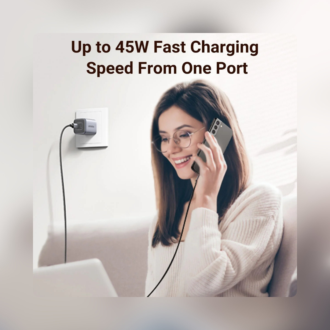 Carga rápida de hasta 45W