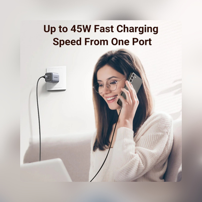 Carga rápida de hasta 45W
