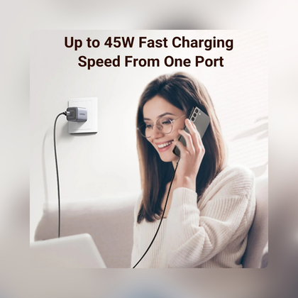Fast charging up to 45W