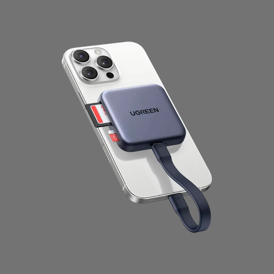 UGREEN CM898 3-in-1 USB-C Magnetic Card Reader