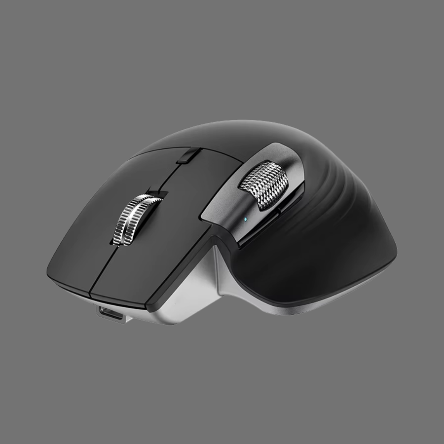 Mouse Ergonómico Inalámbrico Recargable con Scroll Infinito