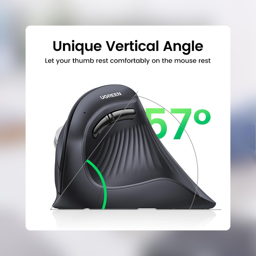 Ángulo cómodo de 57°
