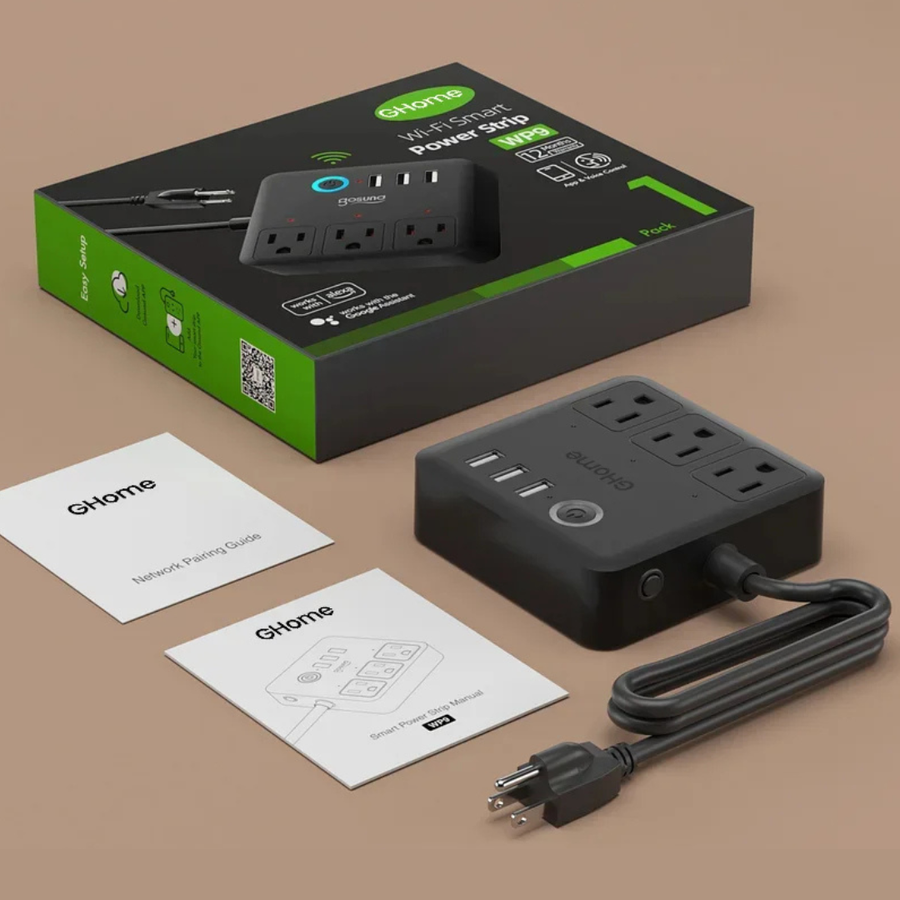 Regleta Inteligente WiFi con Control por Voz Alexa Google GHomeSmart WP9