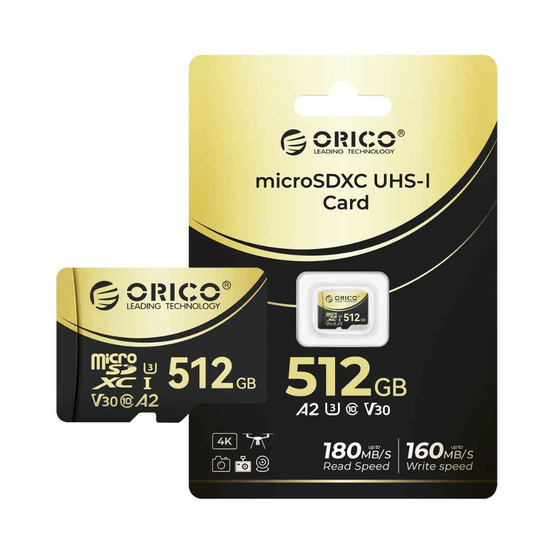 ORICO V30 512GB MicroSD Card For Drones, Cameras, and Gaming