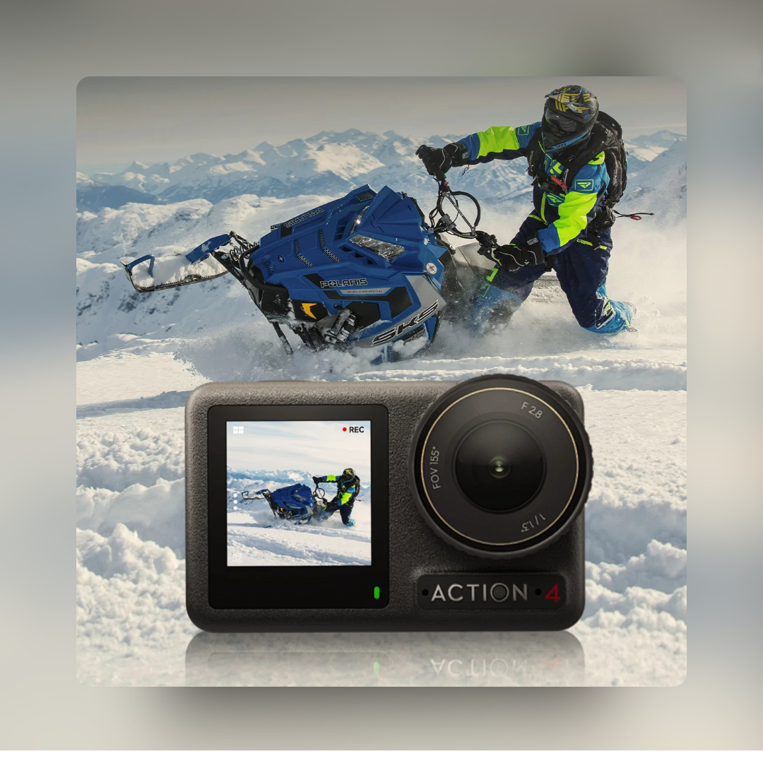 Perfect for action cameras